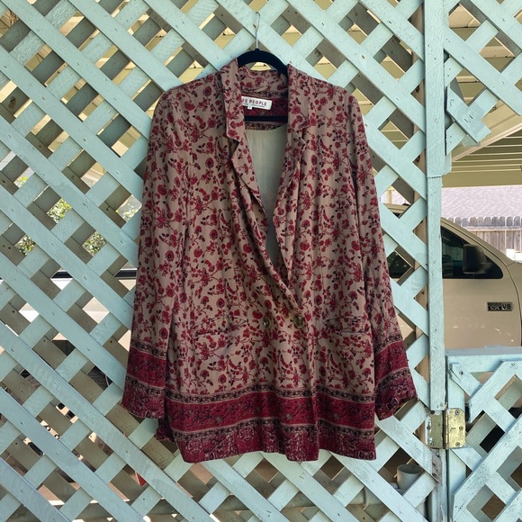 SOLD Free people Bellflower Blazer size medium - Picture 3 of 5